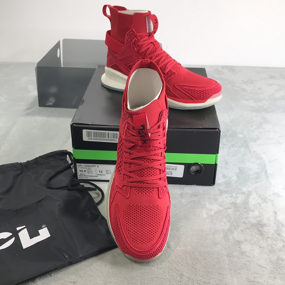 APL Concept X  Red/ White Hi Tops